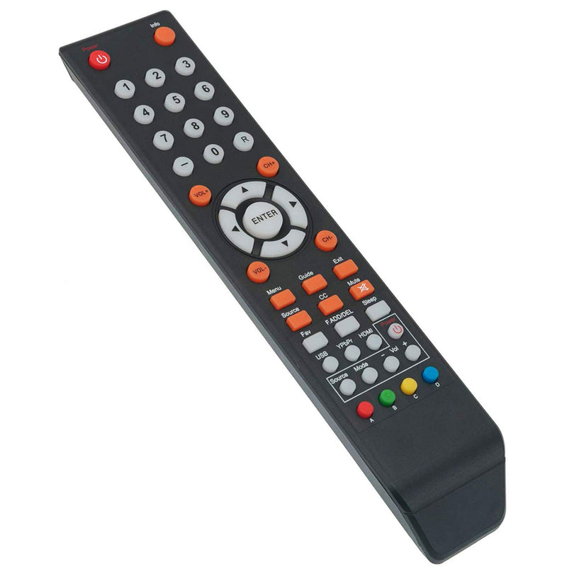 New 8142026670003C TV Remote Control Compatible with Sceptre LCD LED Class HDTV E165BV-SS E165WV-SS E168BV-SS E168WV-SS E325BV-SR X322BV-SR X328BV-SR X322BV-SRN X322BV-SRR X325BV-FSR X405BV-FSR