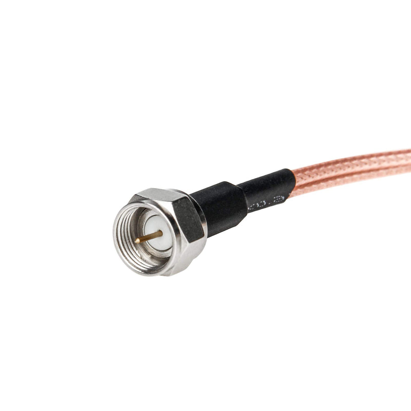 [AUSTRALIA] - F-Type RG6 Splitter Coax Cable, 2 Pack 75Ohm TV Antenna 3 Way Splitter Combiner RFAdapter F Male to F Dual Female RG316 Coaxial Cable 6inch 