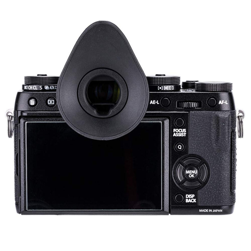 JJC Oval Shape Eyecup Eyepiece Eyeshade EC-XH W Replacement for Fuji X-T4 X-T3 X-T2 XT4 XT3 XT2 XH1 GFX100S GFX100 GFX 50S GFX50S II Camera Viewfinder Replace Fuji Eye Cup EF-XTS EF-XTM EF-XTL EC-XHW