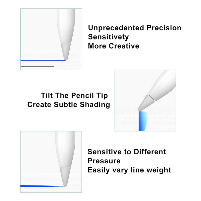 Iootmoy Replacement Tip for Apple Pencil (1st Gen & 2nd Gen) Nibs for iPad Pro Pencil 1 pack