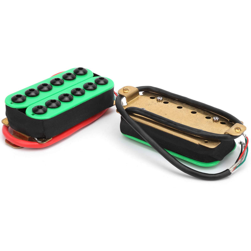 2Pcs Electric Guitar Humbucker Pickup,Durable Waterproof Humbucker Pickups Set Metal Style Guitar Upgrade Accessories