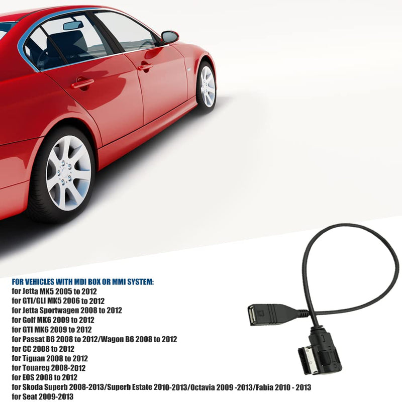 [AUSTRALIA] - Fydun USB Adapter, USB Music Interface AMI MMI AUX MP3 Cable Adapter for Audi A3 S4 A5 S5 A6 S6 A7 A8 Q5 Q7 R8 4F0051510G 