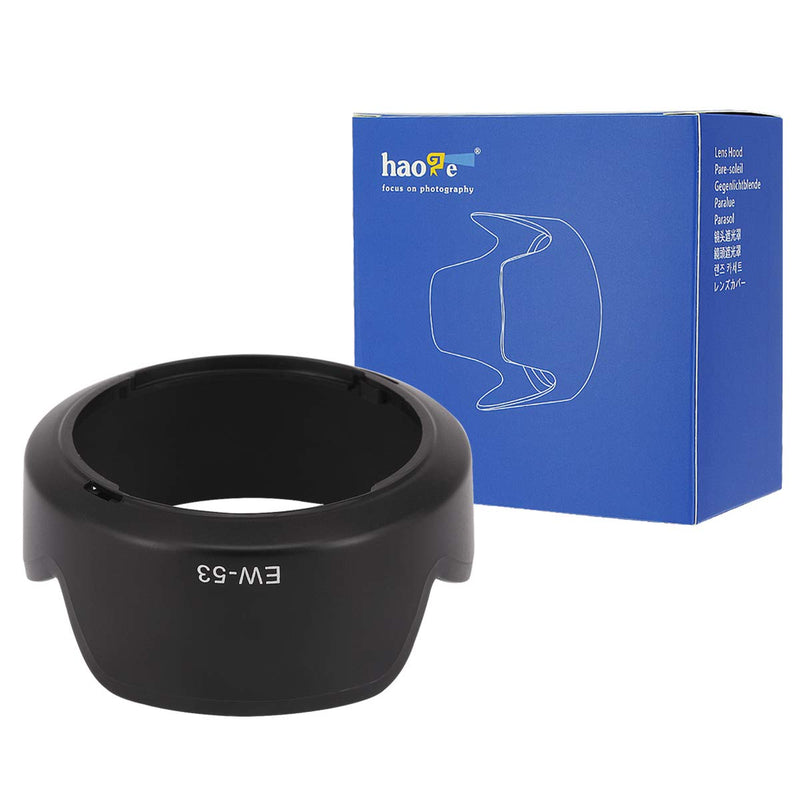 Haoge Bayonet Lens Hood for Canon EF-M 15-45mm f3.5-6.3 is STM Lens Replaces Canon EW-53