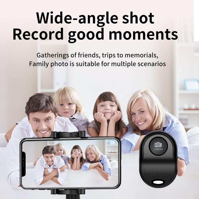 Wireless Smartphone Camera Remote Control (3 Pack) for Photos & Videos, Bluetooth Remote Shutter for iPhone/Android/iPad/Tablets with Adjustable Wrist Strap,Selfie Clicker for Photos & Videos. Blue-Pink-Black