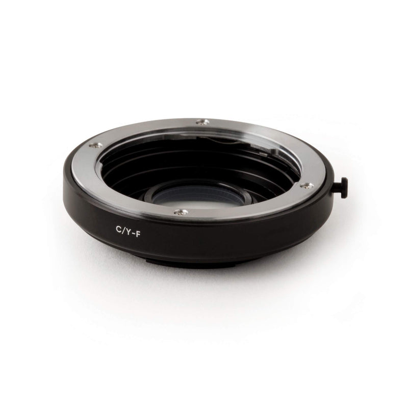 Urth x Gobe Lens Mount Adapter: Compatible with Contax/Yashica (C/Y) Lens to Nikon F Camera Body (with Optical Glass)