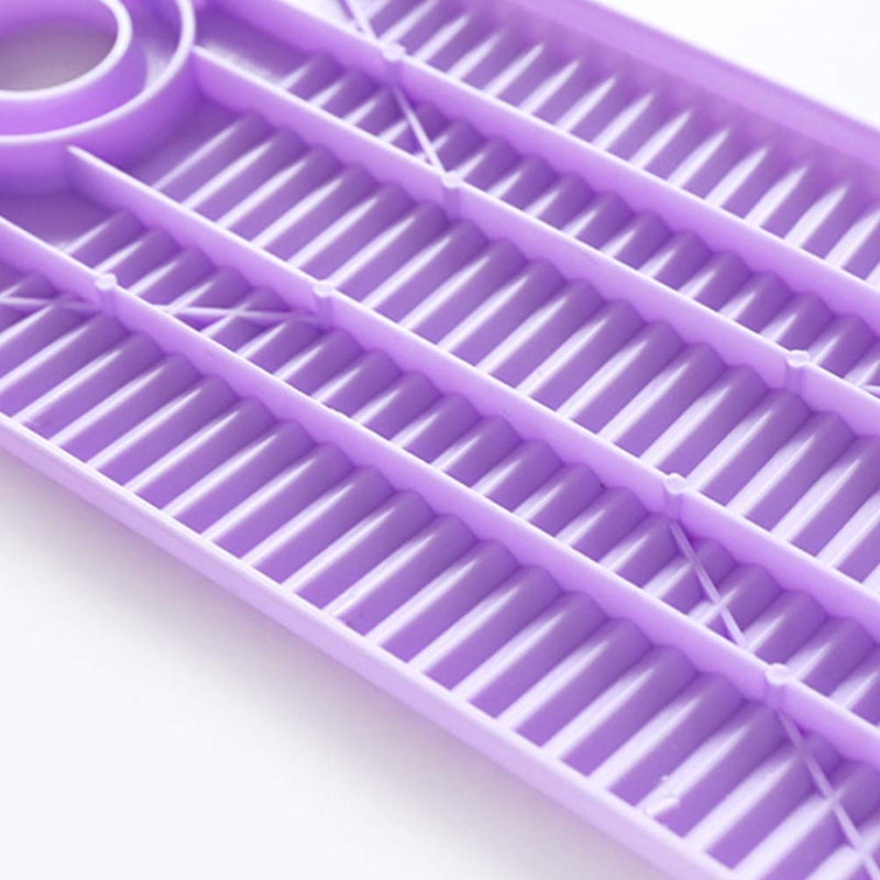 TOPBATHY Household Washboard and Gloves Set Plastic Laundry Washing Board Clothes Scrubbing Board with Gloves for Home (Purple)