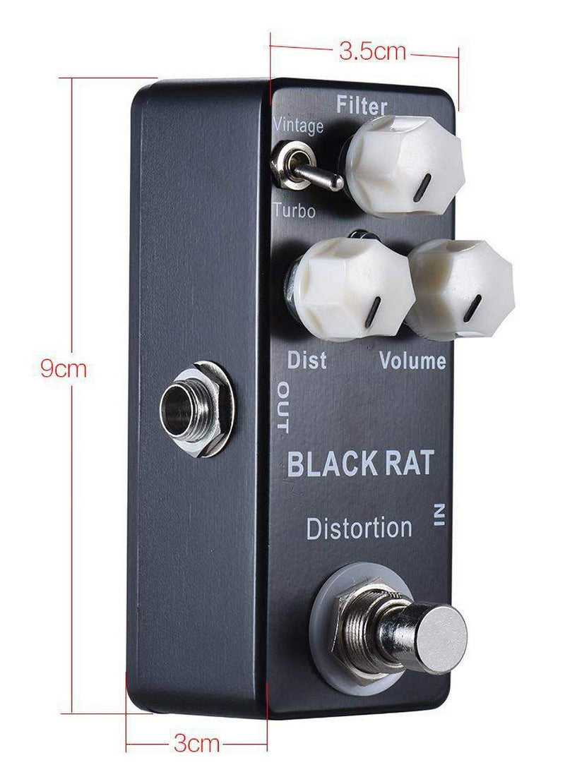 [AUSTRALIA] - Mosky Mini Distortion Guitar Pedal with True Bypass Switch 