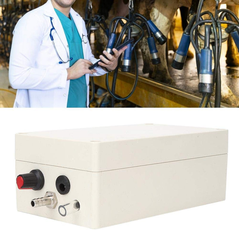 Vacuum Pump, 12V Electric Speed Adjustale Milking Machine Accessory Vacuum Pump, Anti-Corrosion Air Pulsator Milker Vacuum Pump for Donkey Sheep Cow Vacuum Pump Horse