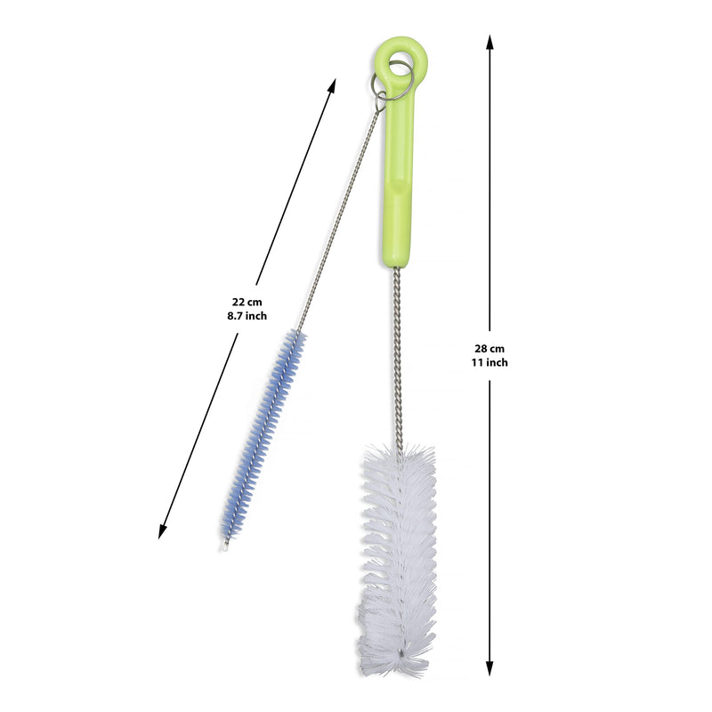 Wekler Falls Hydrometer Test Cup - Stainless Steel, Durable, Reusable - Complete with 2 Cleaning Brushes