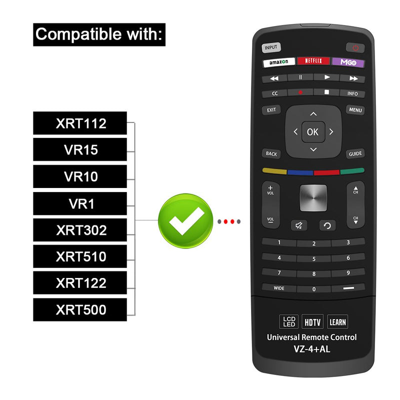 Gvirtue Universal Remote Control Compatible Replacement for Vizio E Series TV/M Series TV/HDTV/LCD/LED (with Keyboard)