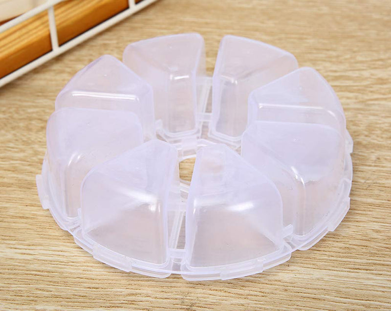 Acoustic Electric Bass Guitar Pic Picks Plastic Storage Box Case Container Musical Instrument