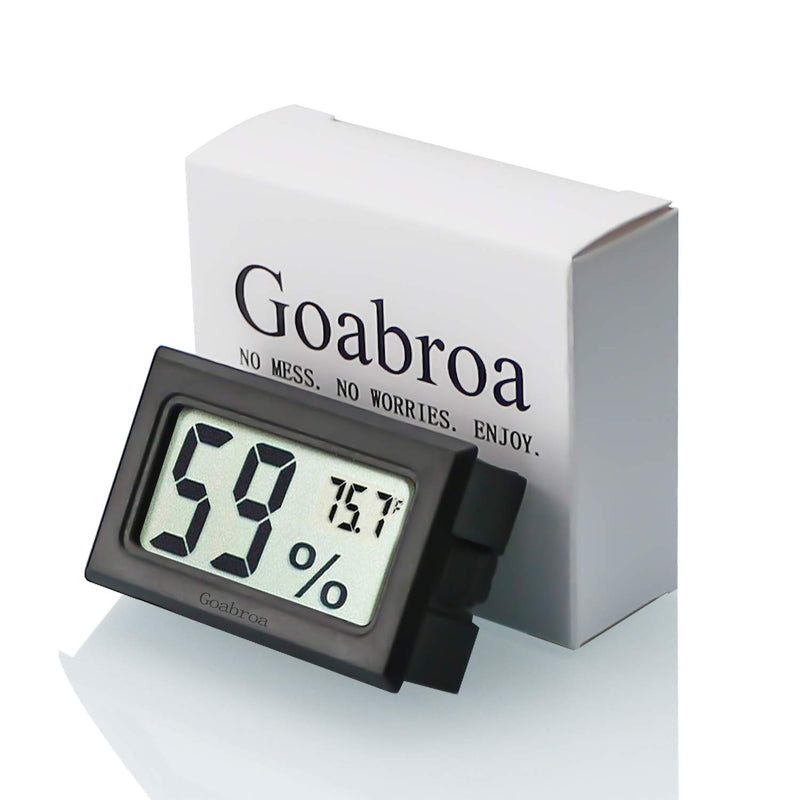 Goabroa Mini Hygrometer Thermometer Digital Indoor Humidity Gauge Monitor with Temperature Meter Sensor Fahrenheit (℉)