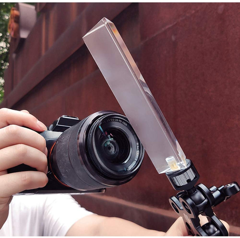 [AUSTRALIA] - Selens Photo Photography Triangular Prism with Female 1/4 Inch, Professional Optical Glass Create Light Rainbow Effect for Camera Lens, for Photographer 