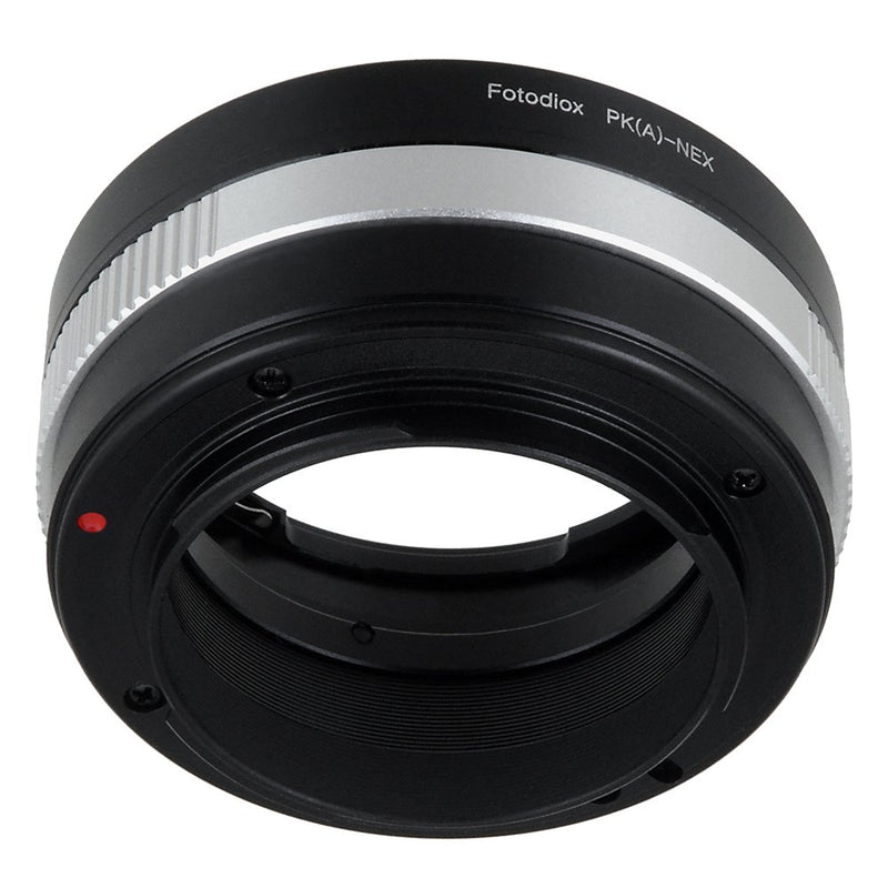 Fotodiox Lens Mount Adapter - Pentax K AF Mount (PKAF) DSLR Lens to Sony Alpha E-Mount Mirrorless Camera Body with Built-in Aperture Control Dial Standard