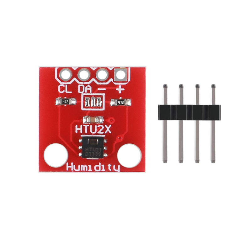 6Pcs HTU21D Temperature Humidity Sensor Breakout Module, DORHEA 1.5V to 3.6V I2C Replace SHT15 Compatible with SHT20 SHT21