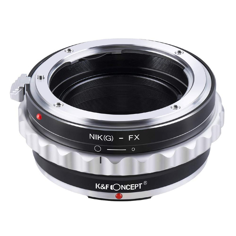 K&F Concept Camera Lens Adapter Ring for Nikon G AF-S Mount Lens to Fujifilm Fuji FX X-Pro1 X-M1 X-A1 X-E1 Adapter