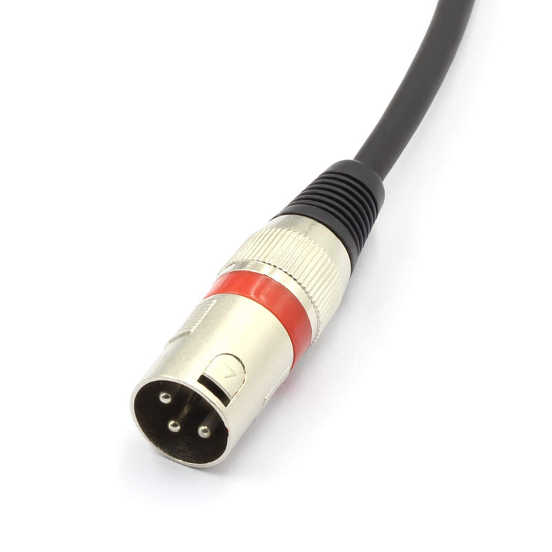 SiYear Balanced Microphone Patch Y Cable Cords - XLR Male to Dual XLR Female 3 Pin Jack Splitter Cord Audio Adapter (XLR-M to Two XLR-F)-50 cm XLRM-2XLRF