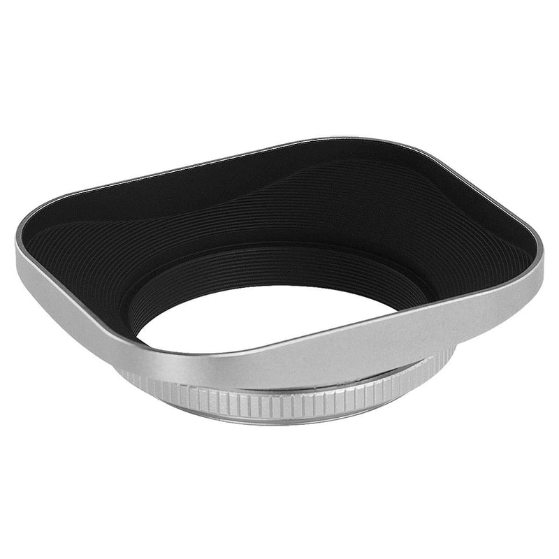 Haoge LH-S46T 46mm Square Metal Screw-in Lens Hood Cap for Leica Summilux-M 35mm f/1.4 50mm f1.4 E46, Summarit-M 90mm f/2.5 75mm f2.5 E46, Summicron-M 28mm F2 E46 ASPH, Voigtlander 35mm f/1.7 28mm f2