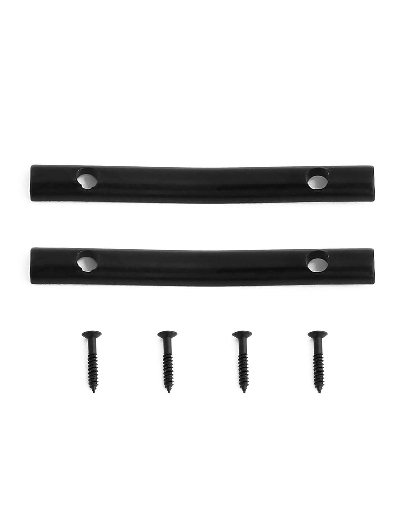 Holmer Guitar String Retainer Bar String Tension Bars Headstock String Trees 44.8mm for Floyd Rose Tremolo Style Electric Guitar Parts Black.