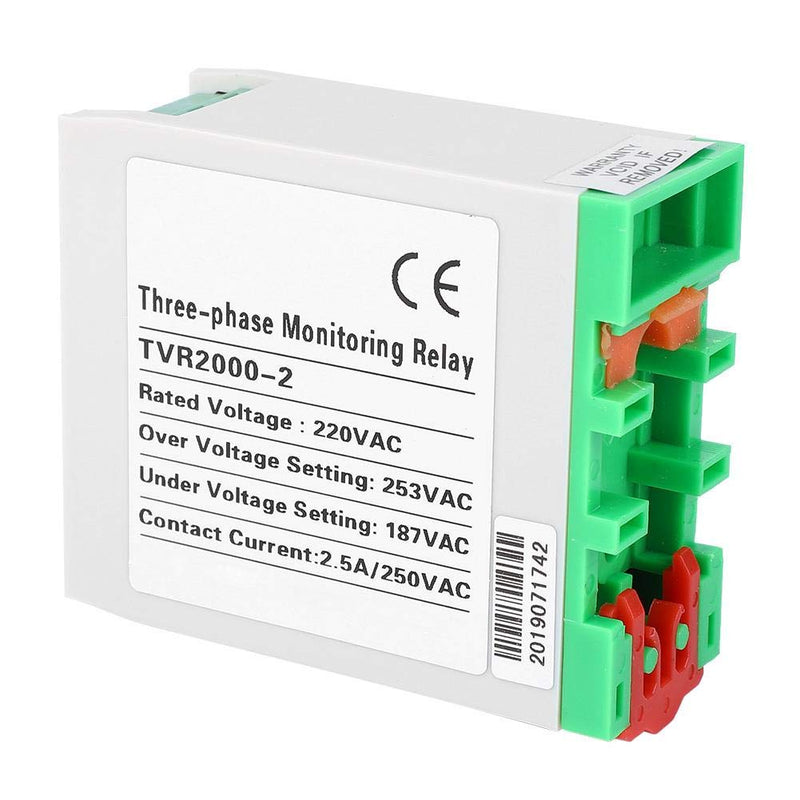 220VAC Voltage Relay，3 Phase Power Supply Monitor Relay，Over & Under Voltage Failure Phase Sequence Protector，Circuit Protection Relay