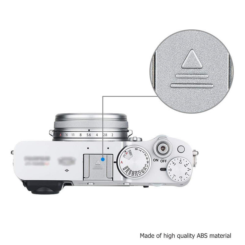 4PCS Silver Camera Hot Shoe Cover Protector Cap for Fujifilm Fuji GFX 50S II XT-30II XT-30 II X-T20 XT-10 X-S10 X100V X100F X100T X100S X-T4 X-T3 X-T2 X-E4 X-E3 X-E2S X-T200 X-T100 X-A7 X-Pro3 X-Pro2