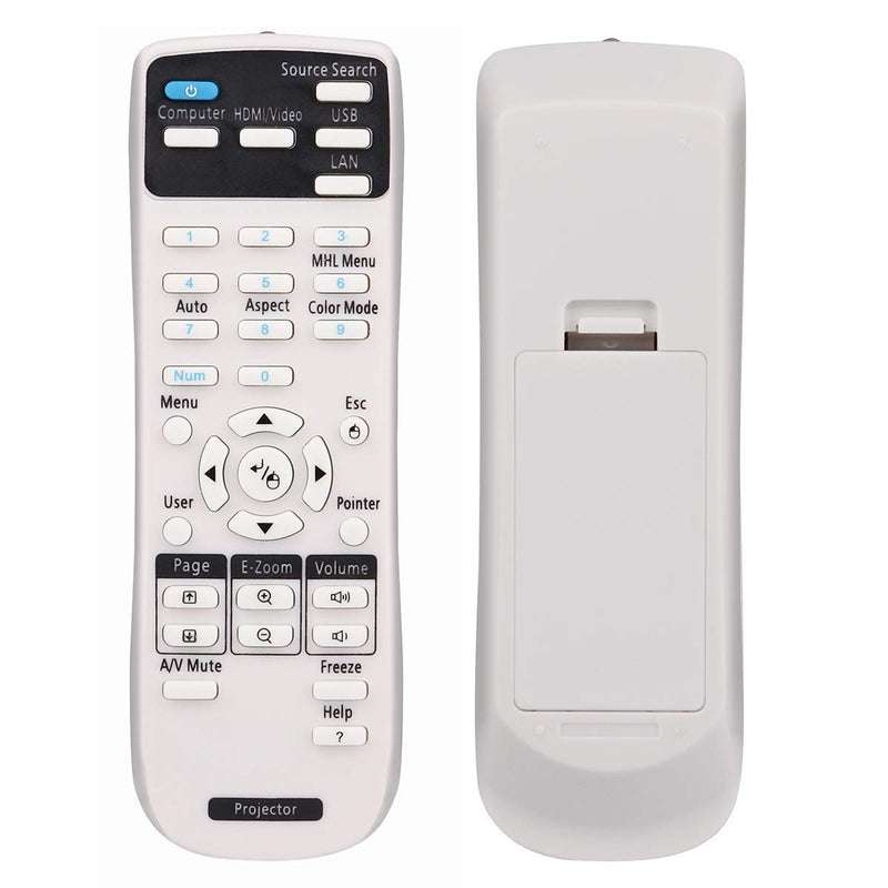 ESolid 1566064 Replacement Remote Control for Epson Pro Cinema 1985, PowerLite 1940W/ 1950/1960/ 1975W/ 1980WU and More Projectors