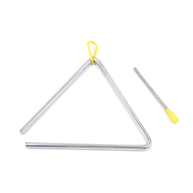 Geesatis 2 pcs Instrument Triangles with Striker, 7 Inch Triangle Dimensions