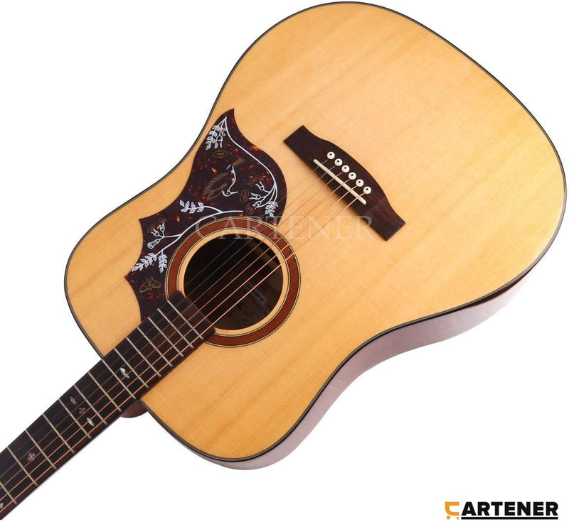 Pickguard for Hummingbird Acoustic Guitar Tortoise Celluloid
