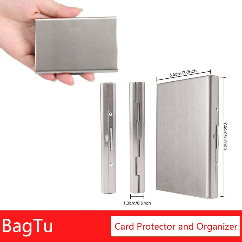10 in 1 Metal Switch Game Card Case for Nintendo, BagTu Portable Card Protector for 8 Switch Game Cards and 2 Memory Cards