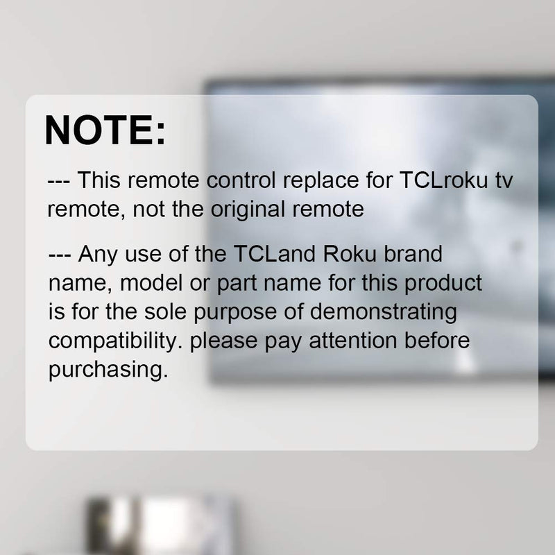 New RC280 Remote Compatible with TCL Roku TV Remote 65US5800 55S401 32S321 43S303 49S405 32S305 55S405 43S405 33S301 40S3800 55US57 32S301 55S403 32S3850A 32S3700 43FP110 48FS3750 40S305 43S305 65s423 Blue case