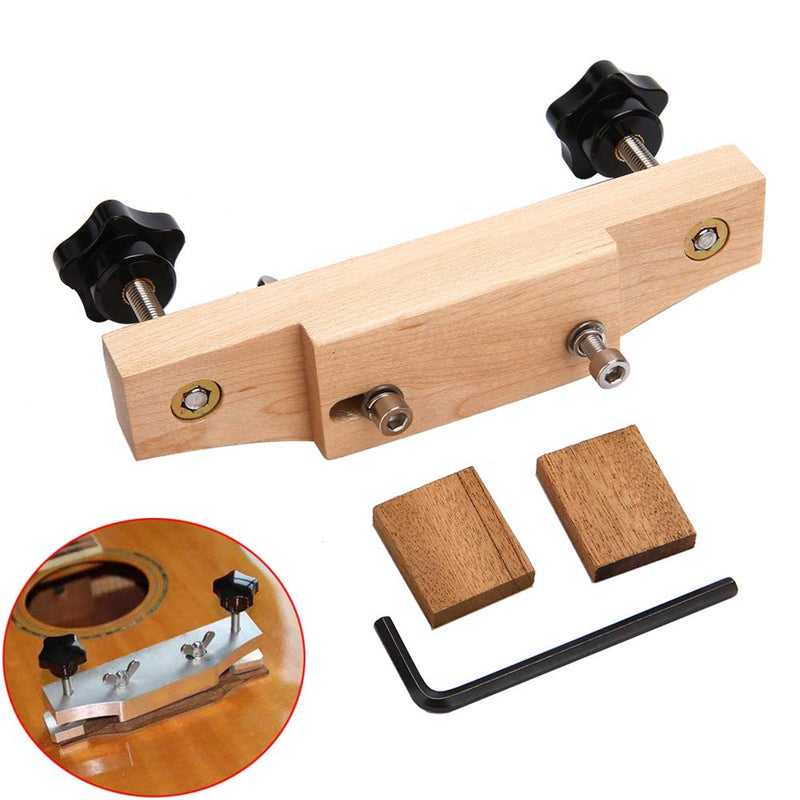 Alnicov Maple Guitar Bridge Caul Clamp Guitar Bridge Clamp Repair Tools for Acoustic Classical Guitars Luthier Tools