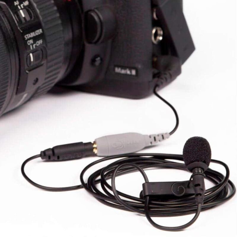 Not Original ! 3.5mm TRRS to TRS Cable Adaptor Compatible for Rode SC3 smartLav Microphone Nikon Canon Sony Recorders