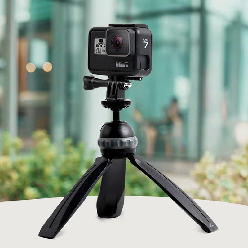 HSU Tripod/Monopod Mount with Thumbscrew for GoPro Hero 10, 9, 8, 7, 6, 5, 4, 3+, 3, 2, 1 HD, AKASO Campark Sjcam Xiaoyi and Other Action Cameras (6pcs)