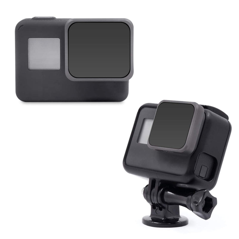 [AUSTRALIA] - LENSKINS MRC ND16 Filter for GoPro Hero 5 Black, Hero 6 Black, Hero 7 Black, AGC Optics Glass, 18-Layer Multi-Resistant Coating Neutral Density Filter, Snug Fit GoPro Lens Filter with Lens Cloth 
