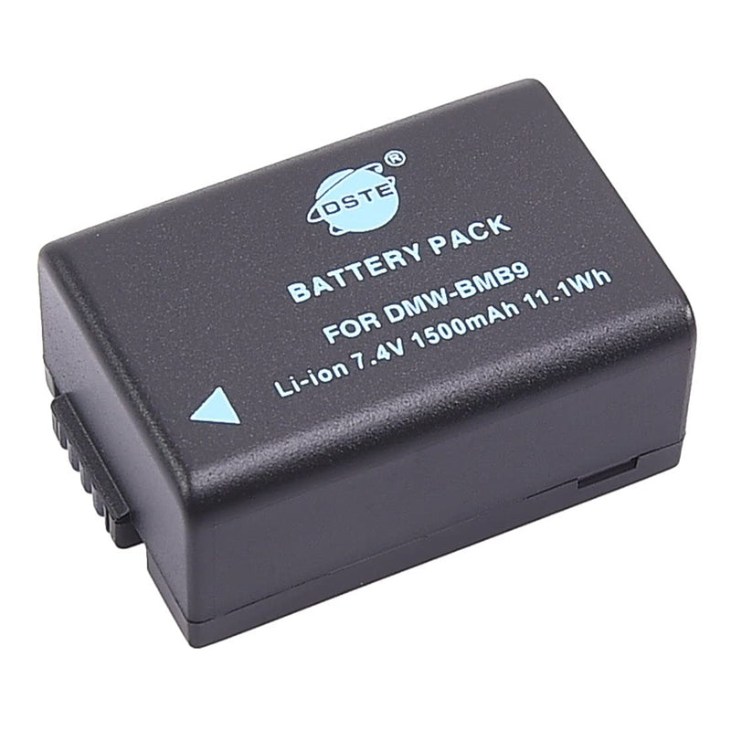 [AUSTRALIA] - DSTE Replacement for 2X DMW-BMB9E BMB9 Battery + Rapid Dual Charger with Micro USB Cable Compatible Panasonic Lumix DMC-FZ40 FZ45 FZ47 FZ48 FZ60 FZ62 FZ70 FZ72 FZ80 FZ100 FZ150 as BP-DC9 