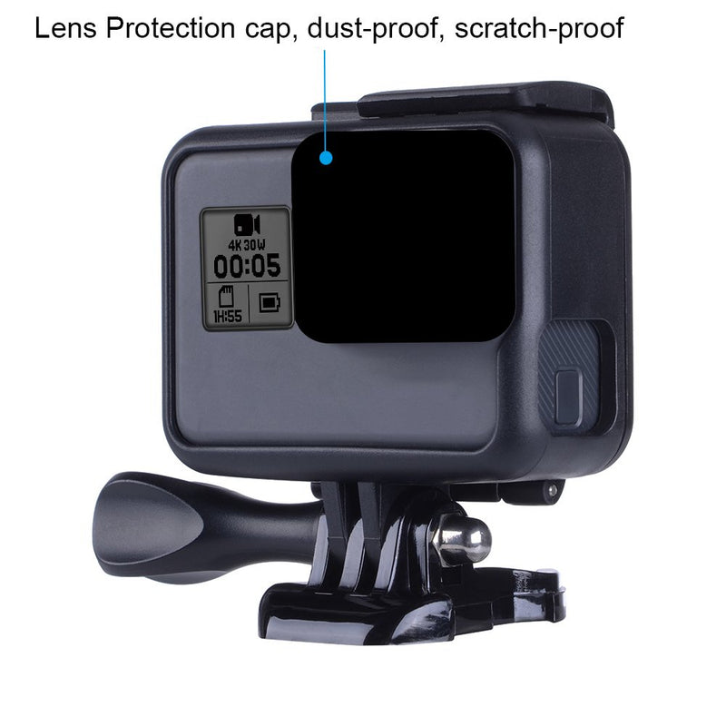 Suptig Frame Screen Protector Lens Cap Compatible for GoPro Hero 7 Black Hero 5 Hero 7 Silver Hero 7 White Hero 6 Black Hero 2018 Action Camera