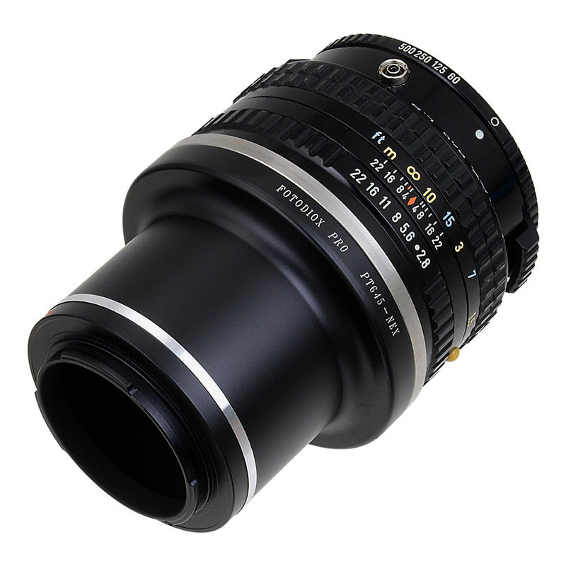 Fotodiox Pro Lens Mount Adapter, Pentax 645 (P645) Mount Lenses to Sony E-Mount Mirrorless Camera Adapter - for Sony NEX & E-Mount Camera Bodies (APS-C & Full Frame Such as NEX-5, NEX-7 & a7) Pentax 645 MF