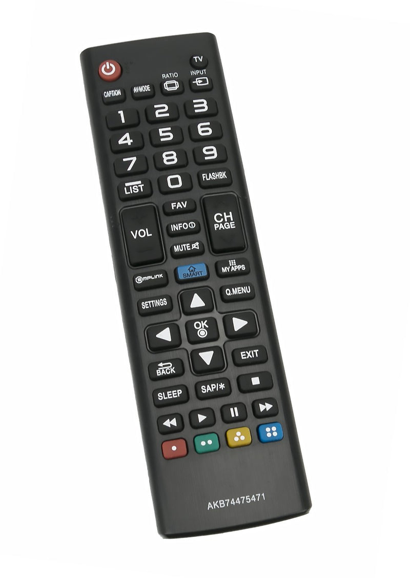 New AKB74475471 Remote Control Replacement fit for LG TV 32LF5800 32LF580B 42LF5800 49LF6300 50LF5800 55LF6090 55LF6100 55LF6300 60LF6100 32LF595B 40LF6300 42LF6500 43LF5900 49LF5900 50LF6090 50LF6100