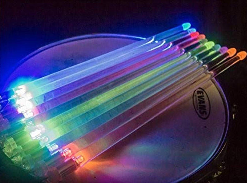 Light Stix Radial 360° LED Light Up Drumsticks - COLOR CHANGE |16 Unique Glowing Colors Change With Every Beat! NEW Premium 360° Radial Spring Provides Improved Performance, Durability, Sensitivity