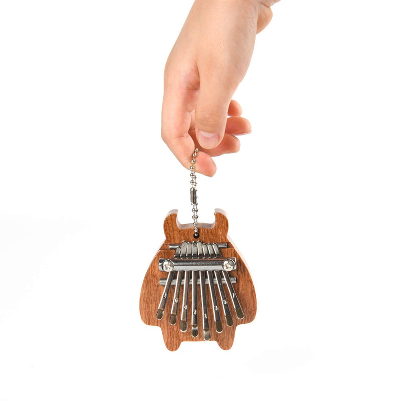 8 Key Mini Kalimba exquisite Finger Thumb Piano Marimba Musical good accessory Pendant Ornament Gift (1) 1