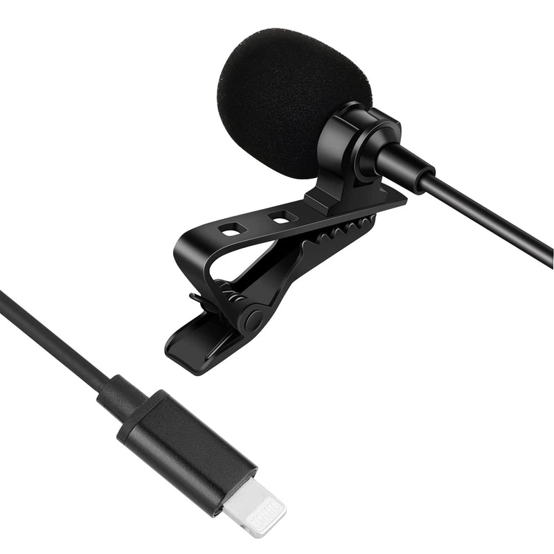 [AUSTRALIA] - Enbiawit Professional lavalier Microphone for iPhone, Condenser Microphone for Phone Recording and Video Recording, lavalier Microphone for YouTube, interviews, Meetings, and with iPhone/iPad/iPod 