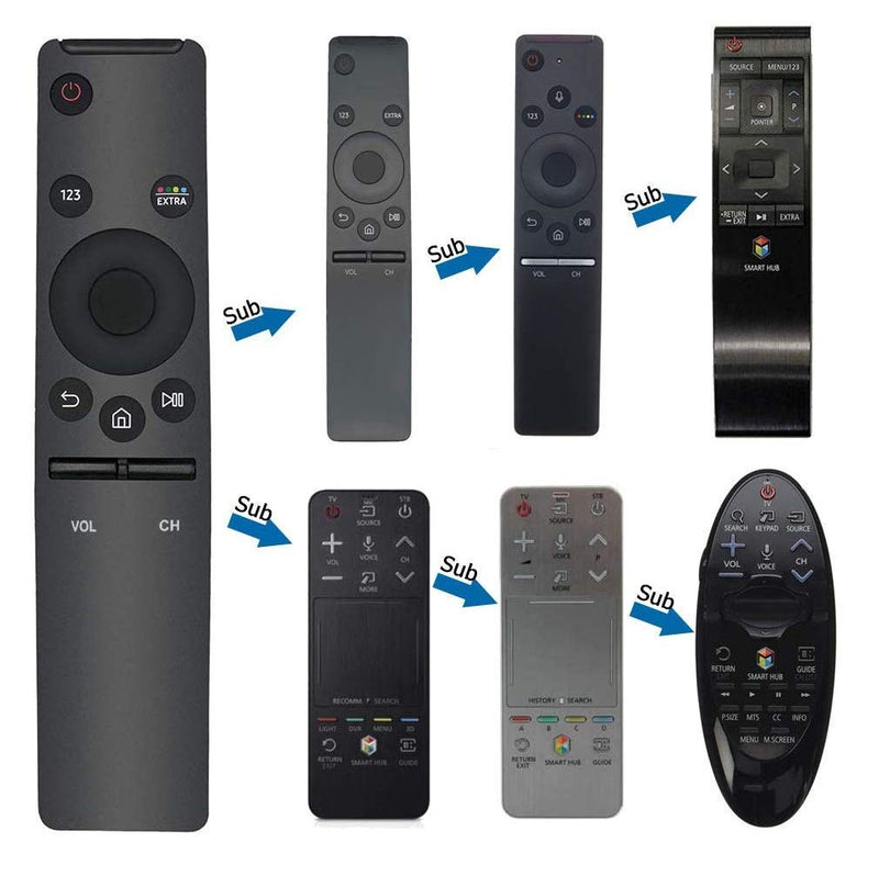 Universal Remote Replacement for Samsung TV Remotes BN59-01259B BN59-01260A BN59-01259E BN59-01259D and 4K UHD 6 Series 7 Series UN43 NU50 NU55 NU65 NU75 KS Models with 3 Years Warranty