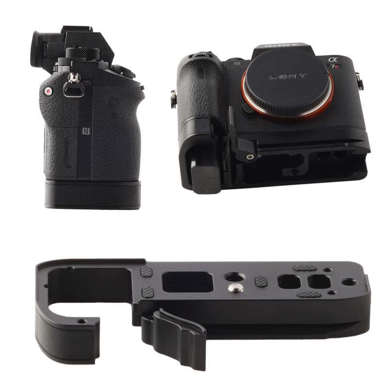 WEPOTO A7R2 A7RM2 Hand Grip Quick Release Plate L Bracket QR Plate Compatible with SOYN A7R2 A7RM2Camera