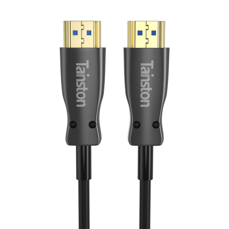 Fiber HDMI Cable 50 ft(feet) Tainston Fiber Optic HDMI Cable Support High Speed 18Gbps 4K at 60Hz，HDR,Dolby Vision,HDCP2.2,ARC,3D Subsampling 4:4:4/4:2:2/4:2:0 50Feet