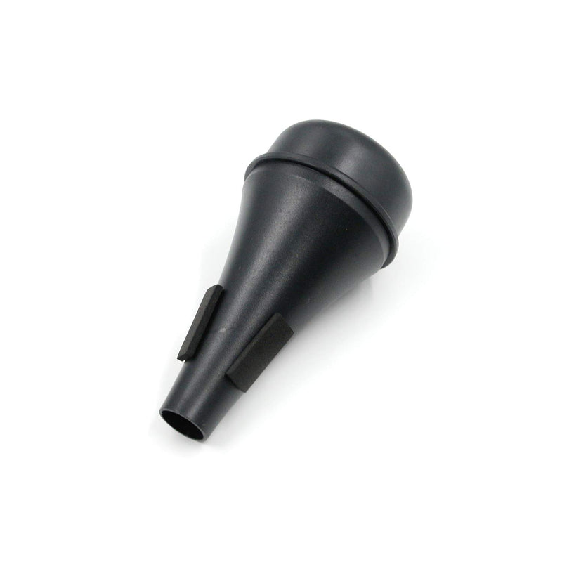 FarBoat Trumpet Mute Straight Practice Mute Silencer Lightweight with Rubber Cork Better Protection (Black) black