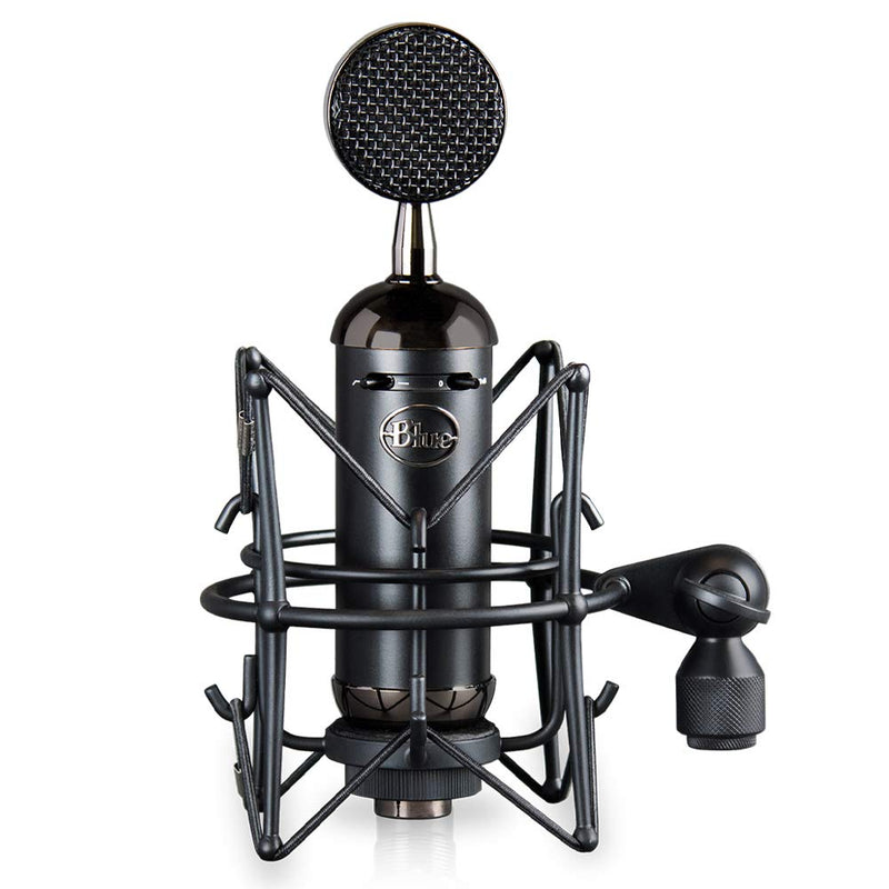 [AUSTRALIA] - TECKOON Mic Shockmount Holder-Anti Vibration Microphone Shock Mount Compatible with Recording Condenser Microphones Like AT2020,AKG220,Blue Spark Bluebird,Telefunken29,Rode,Samson,Neumann U87 - Black 