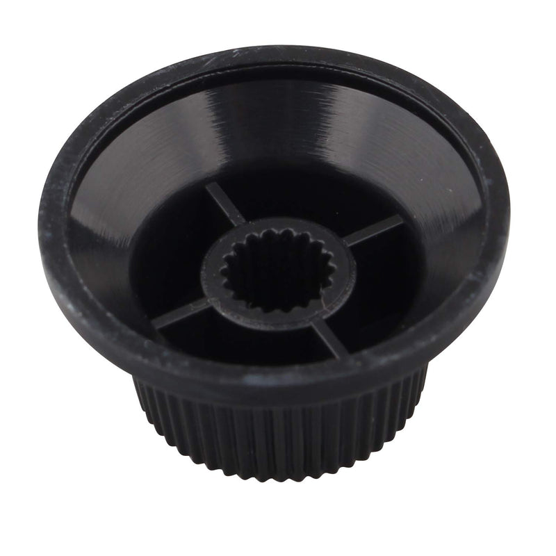 Futheda 4Pcs Electric Guitar Black Top Hat Speed Control Knobs Panel Line Cap Compatible with Stratocaster SG Type Electric Guitar Volume Knob Electric Guitar Replacement Potentiometer Cap