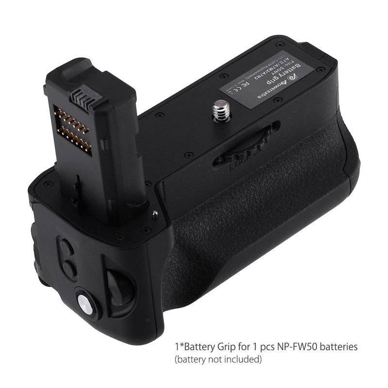 Powerextra VG-C2EM Vertical Battery Grip Replacement for Sony Alpha A7II/A7S II/A7R II Digital SLR Camera Work with NP-FW50 Battery