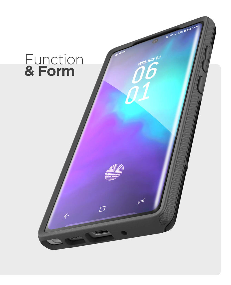 Encased Heavy Duty Galaxy Note 20 Ultra Case (2020 Rebel Armor) Military Grade Full Body Rugged Protective Cover (Samsung Note 20 Ultra) Black