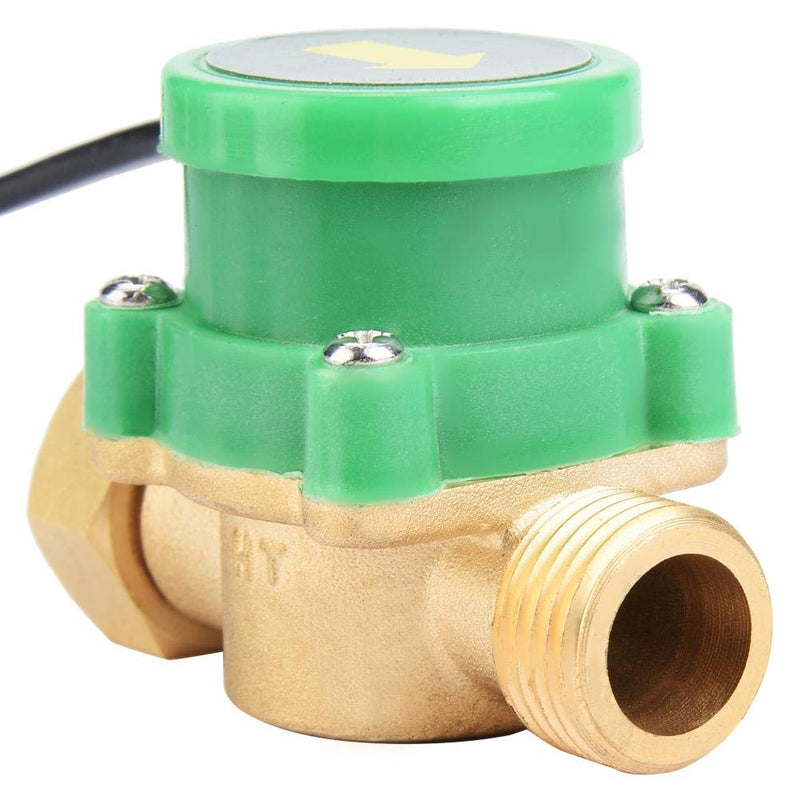 Water Flow Switch, 220V 1.5A G1/2-G1/2 Thread Water Pump Flow Sensor Electronic Pressure Automatic Control Switch 220V